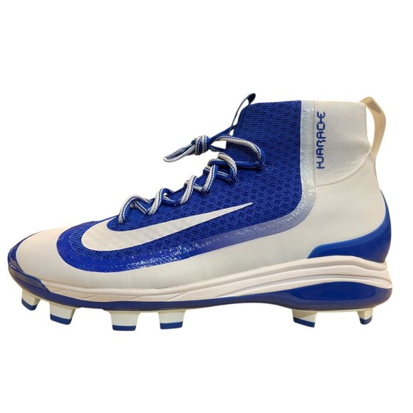 Nike Huarache 2KFilth MCS (2015) Game Royal Wht Mens Baseball Cleats Size 10 NEW - Picture 2 of 8
